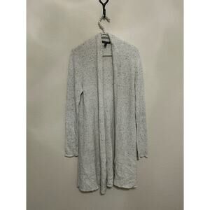 Eileen Fisher Size Medium Cardigan Organic Cotton Speckled Italian Yarn Sweater